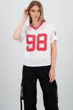 Shasa Oversized T Shirt with Number Print