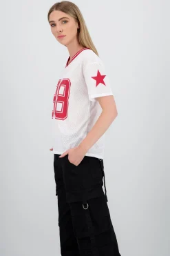 Shasa Oversized T Shirt with Number Print