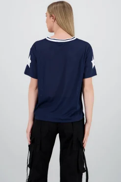 Shasa Oversized T Shirt with Number Print