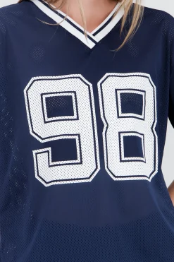 Shasa Oversized T Shirt with Number Print
