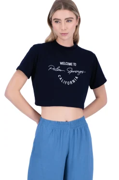 Shasa Palm Springs Boxy Crop Top