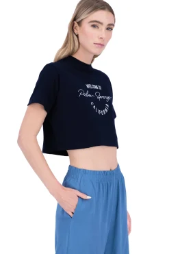 Shasa Palm Springs Boxy Crop Top
