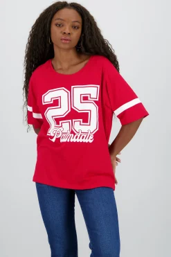 Shasa Palmdale T Shirt with Contrast Sleeves