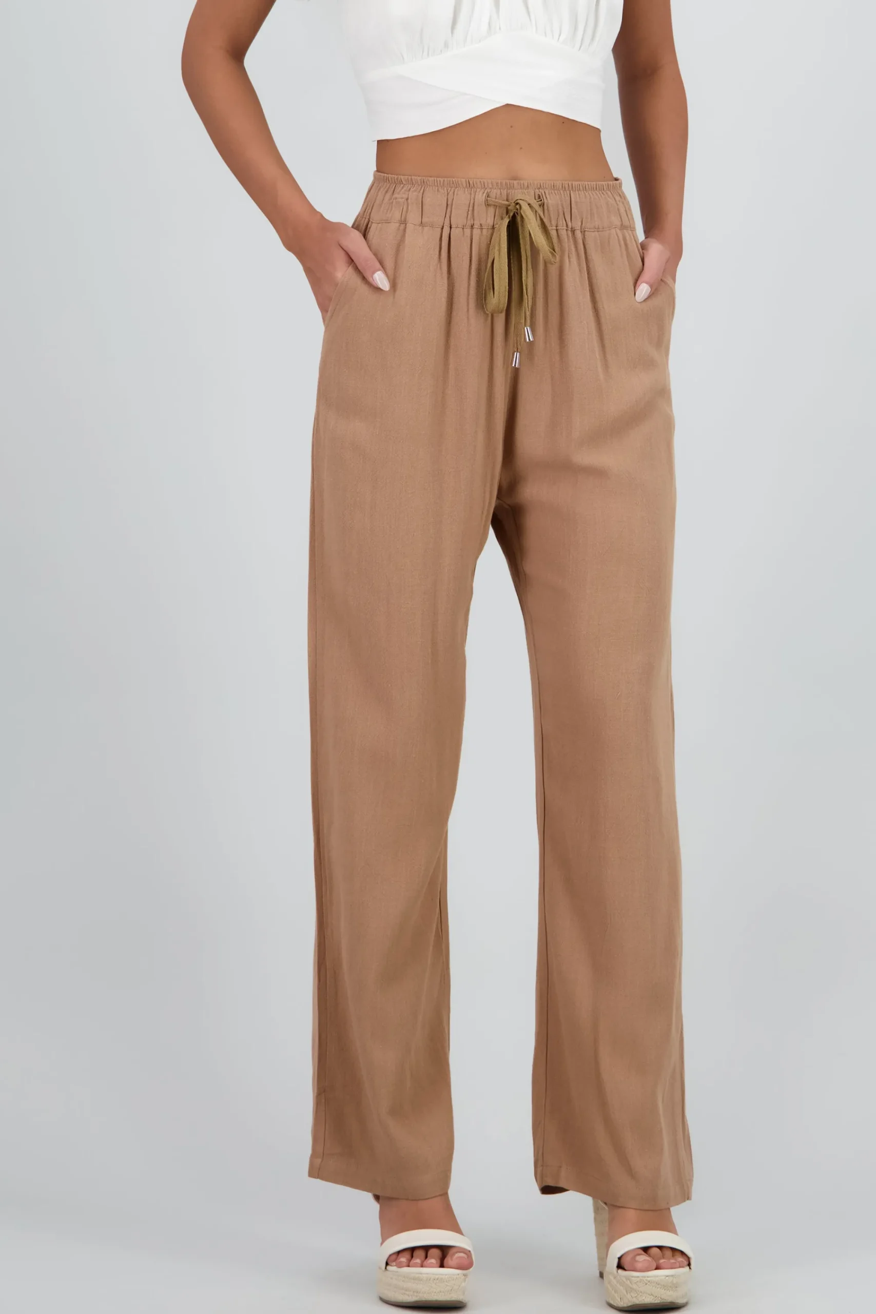 Shasa Pants with Drawstring Detail