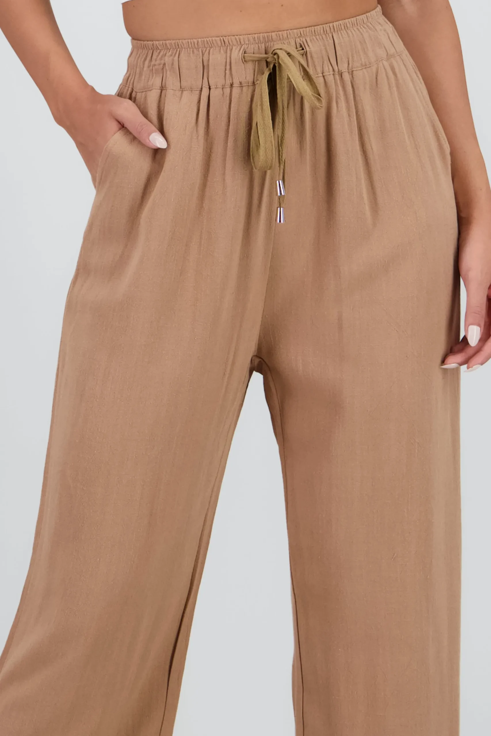 Shasa Pants with Drawstring Detail