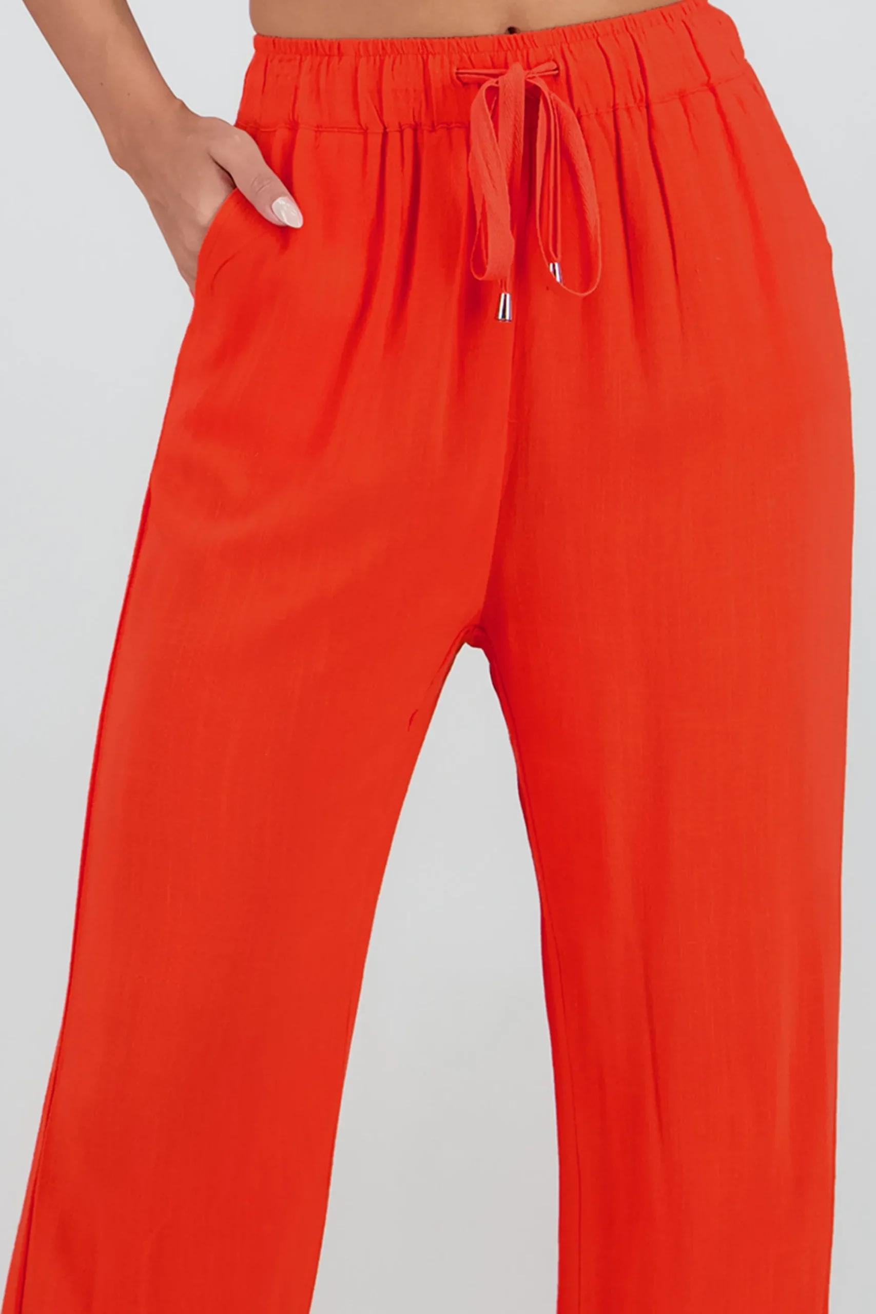 Shasa Pants with Drawstring Detail