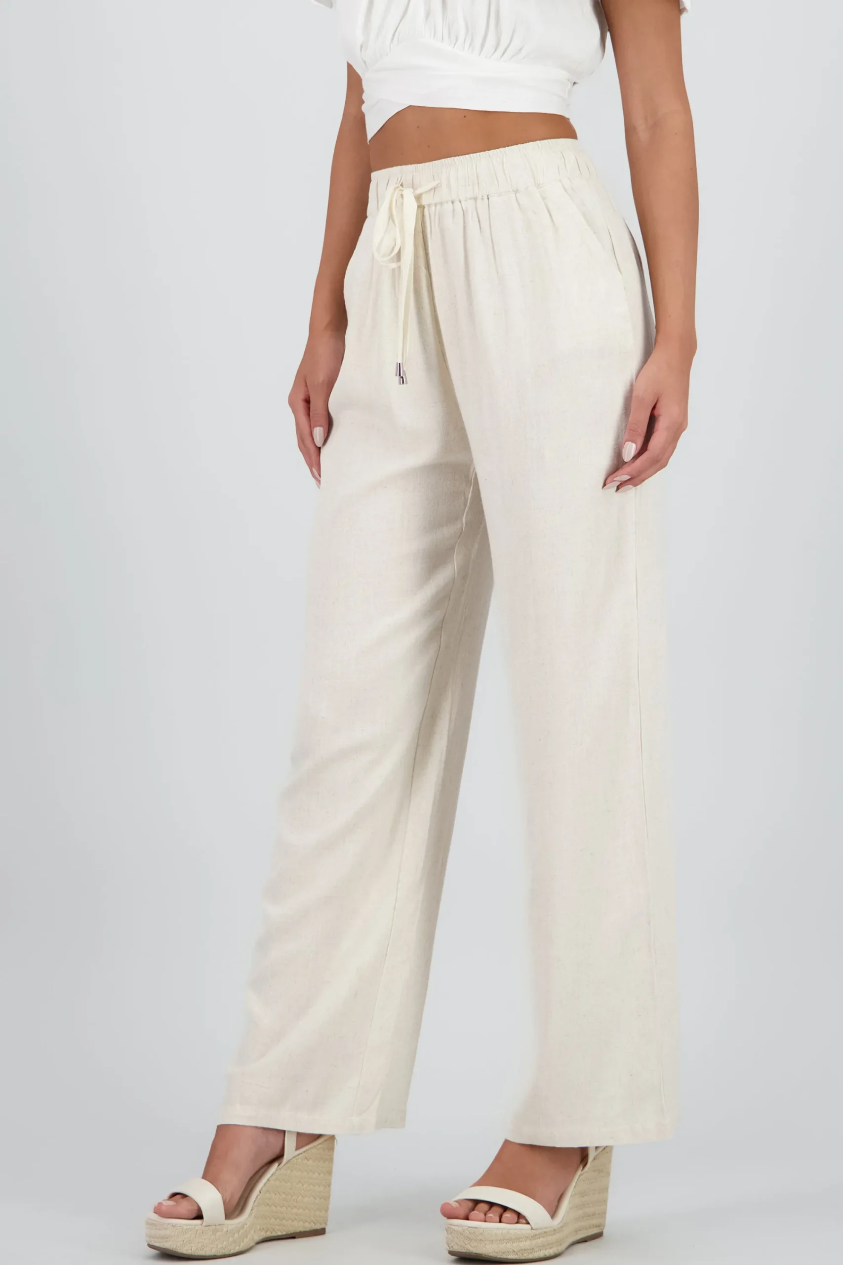 Shasa Pants with Drawstring Detail