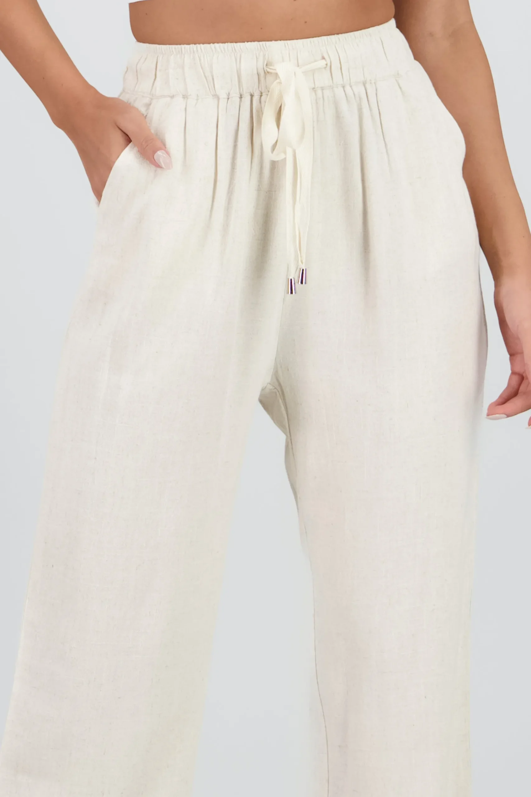Shasa Pants with Drawstring Detail
