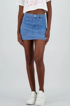Shasa Patch Pockets Skirt