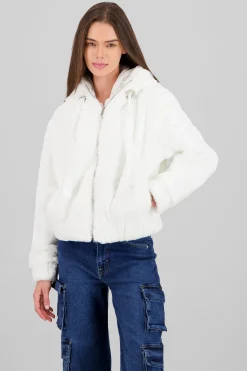 Shasa Peluche Jacket with Zipper