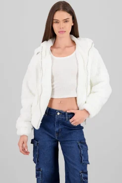 Shasa Peluche Jacket with Zipper