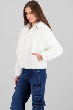 Shasa Peluche Jacket with Zipper