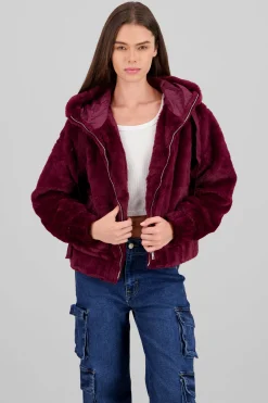 Shasa Peluche Jacket with Zipper