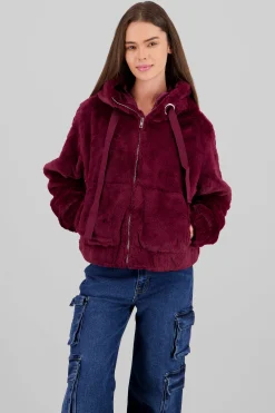 Shasa Peluche Jacket with Zipper