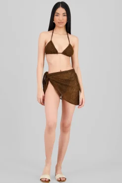 Shasa 3-Piece Sequined Bikini