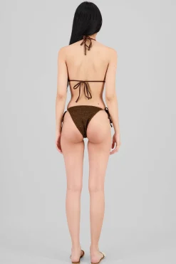 Shasa 3-Piece Sequined Bikini