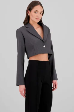 Shasa Pinstripe Blazer