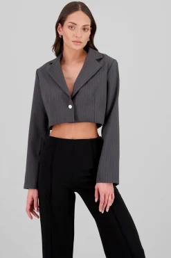 Shasa Pinstripe Blazer