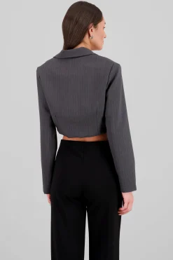 Shasa Pinstripe Blazer