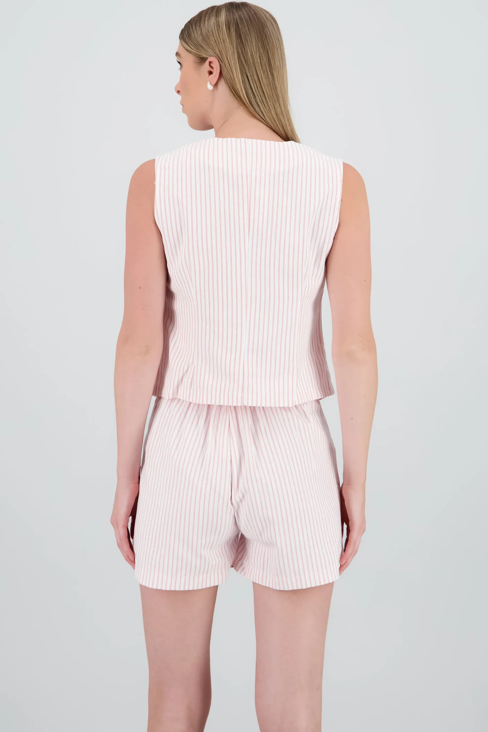 Shasa Pinstripe Tailored Vest
