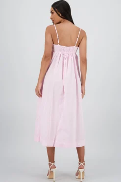Shasa Piping Detail Maxi Dress