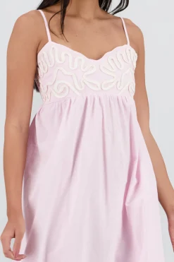 Shasa Piping Detail Maxi Dress