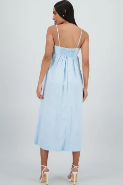 Shasa Piping Detail Maxi Dress