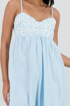 Shasa Piping Detail Maxi Dress