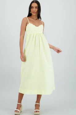 Shasa Piping Detail Maxi Dress