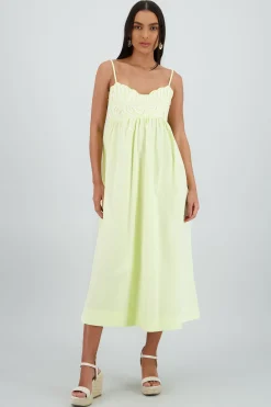 Shasa Piping Detail Maxi Dress