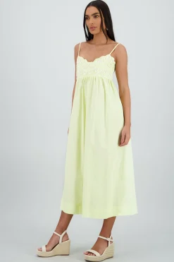 Shasa Piping Detail Maxi Dress