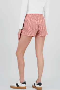 Shasa Plaid Mini Shorts