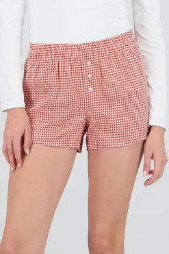 Shasa Plaid Mini Shorts