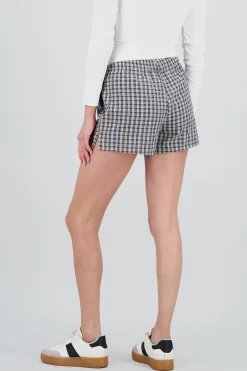 Shasa Plaid Mini Shorts