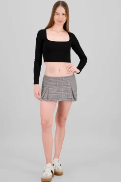 Shasa Plaid Skort