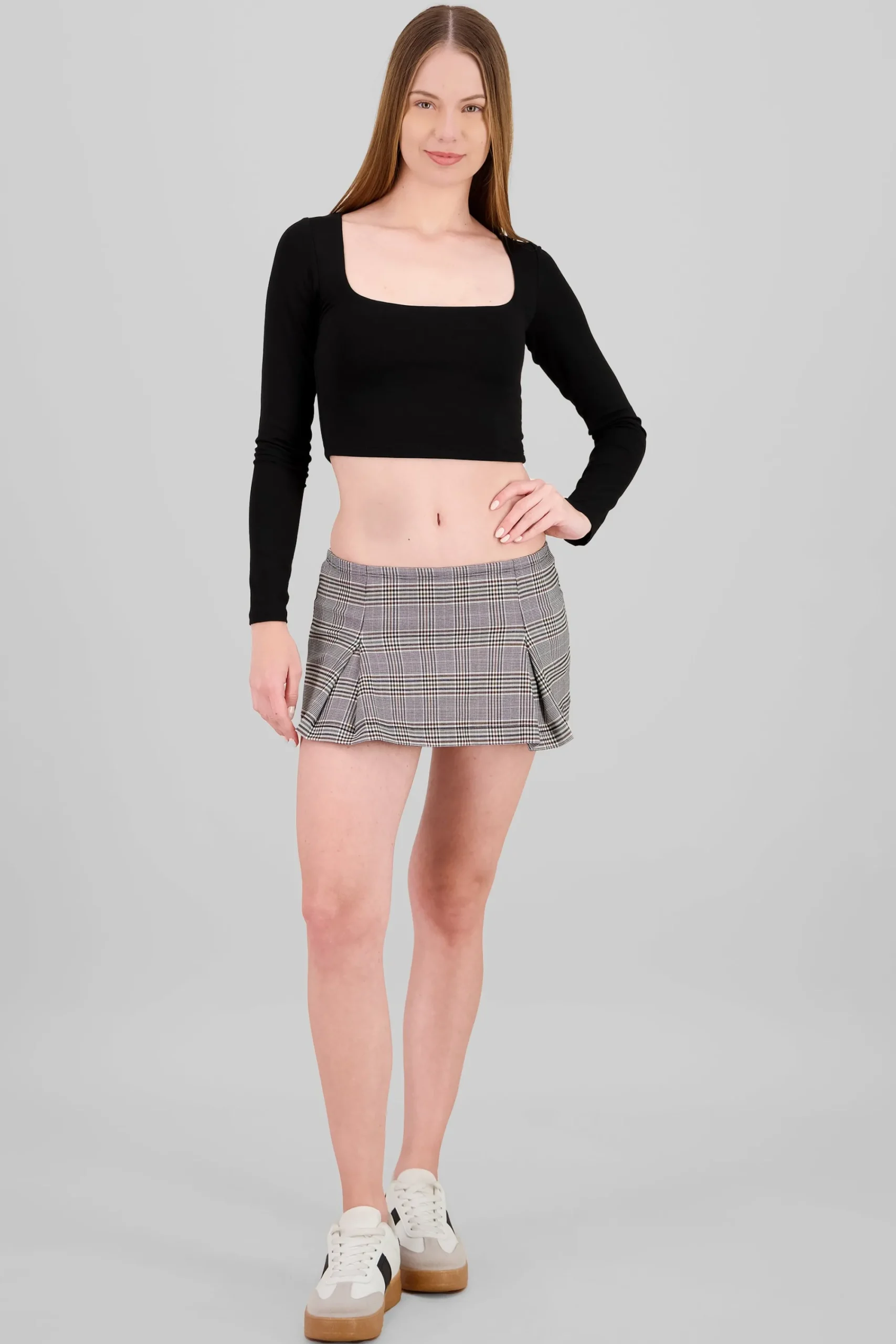 Shasa Plaid Skort