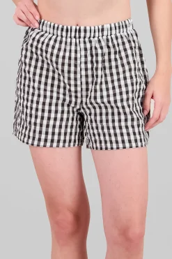 Shasa Plaid Textured Short