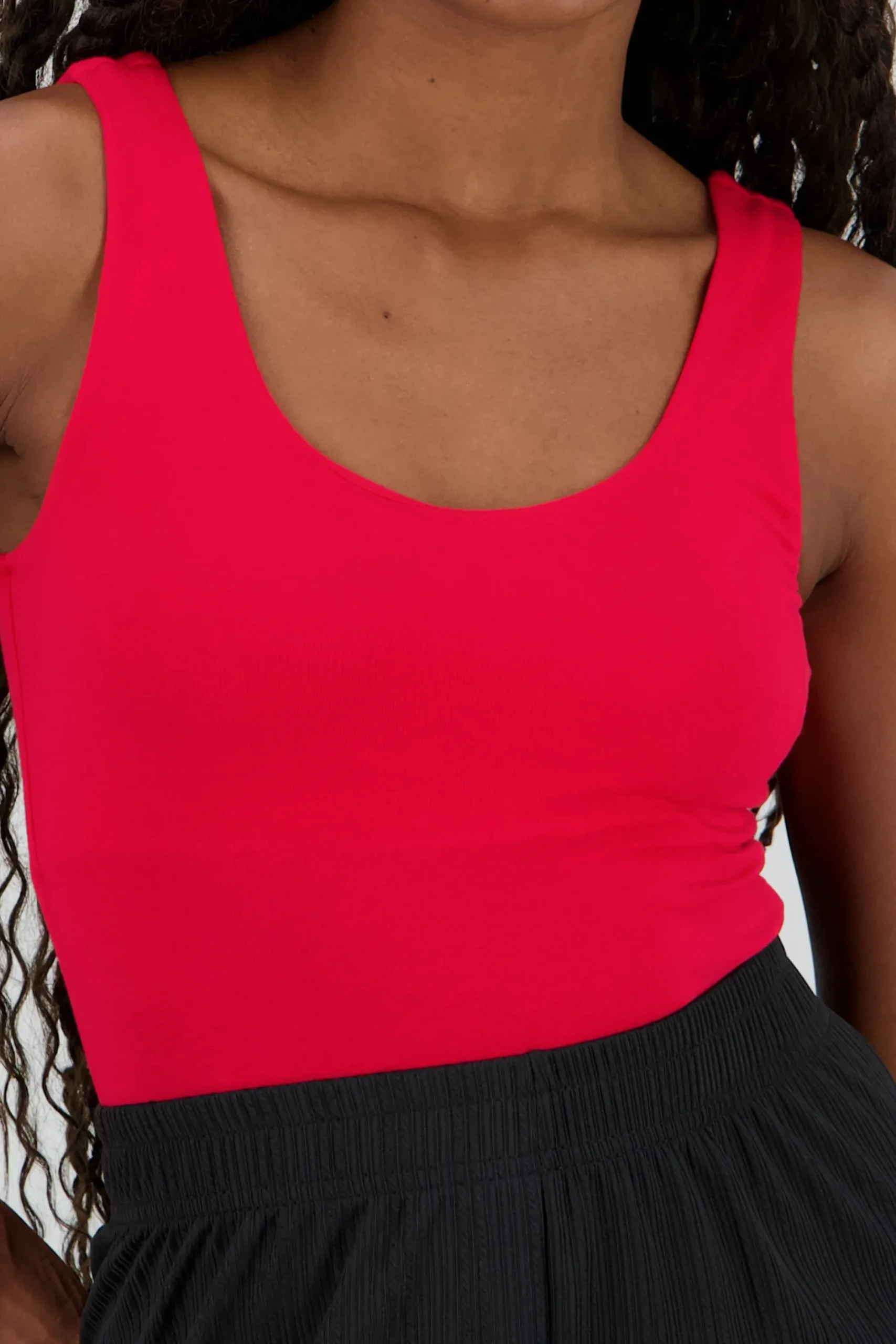 Shasa Plain Bodysuit with Round Neck