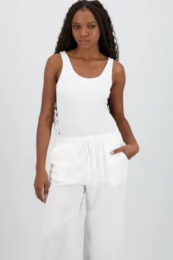 Shasa Plain Bodysuit with Round Neck