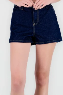 Shasa Plain Shorts with Diagonal Pockets