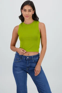 Shasa Plain Sleeveless Top