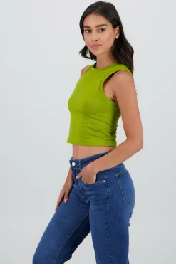 Shasa Plain Sleeveless Top