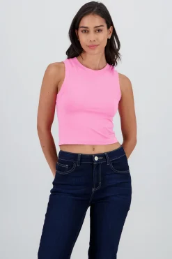 Shasa Plain Sleeveless Top
