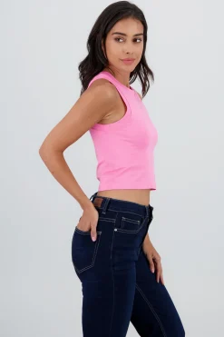 Shasa Plain Sleeveless Top