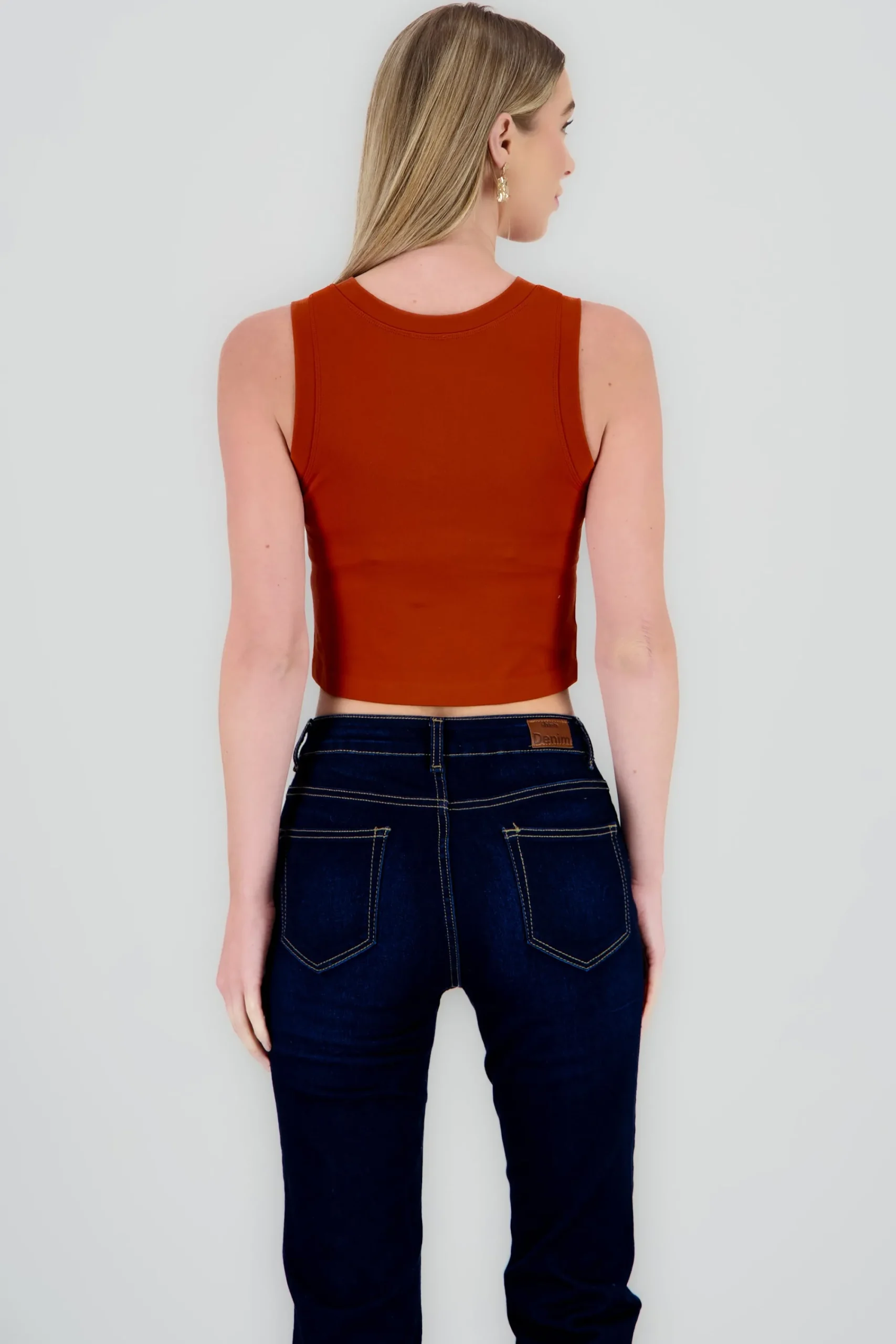 Shasa Plain Sleeveless Top