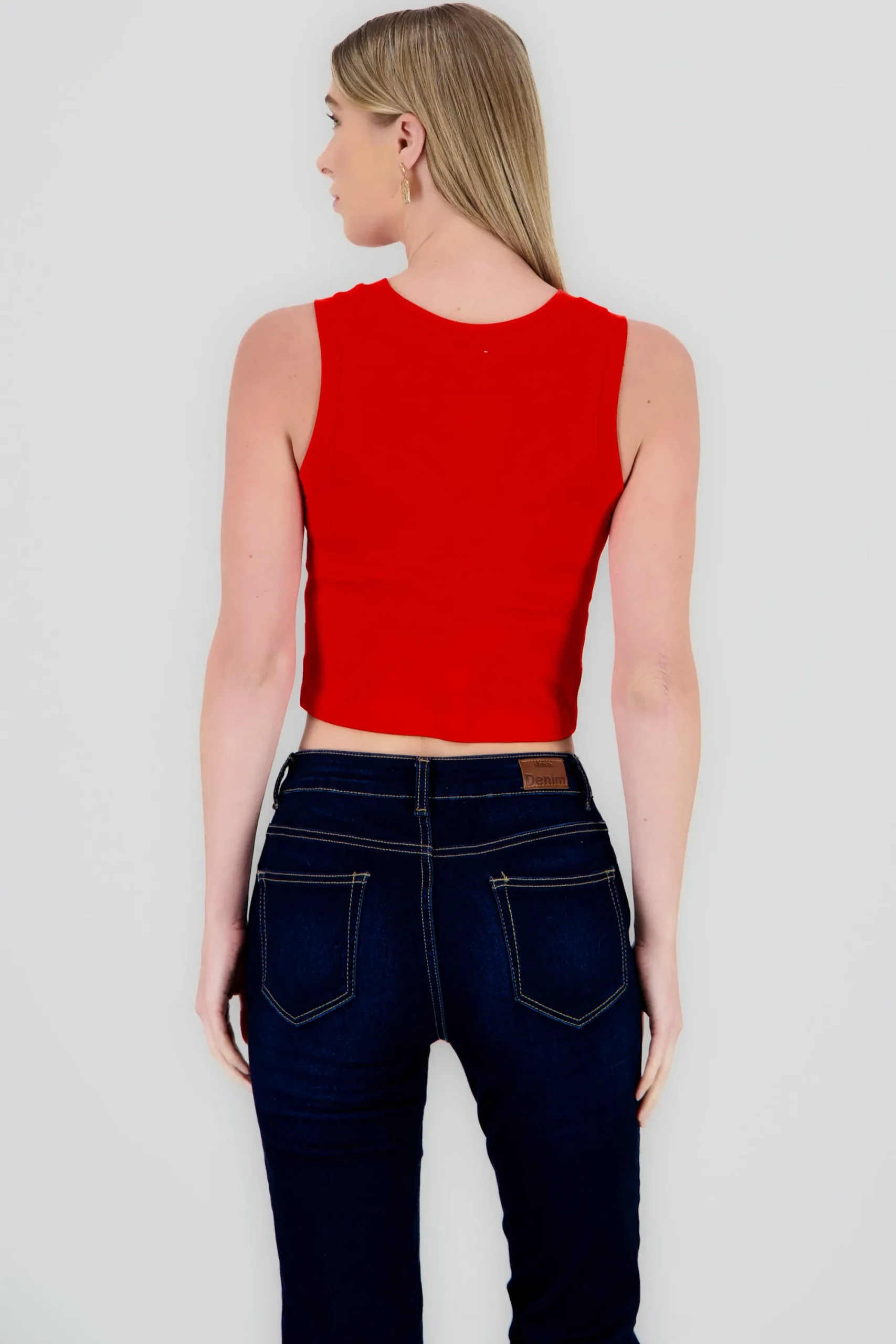 Shasa Plain Sleeveless Top