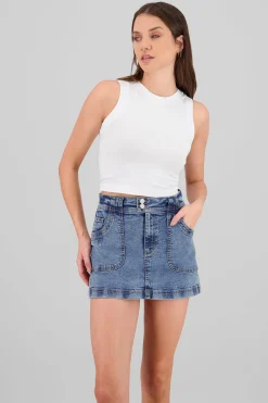 Shasa Plain Sleeveless Top