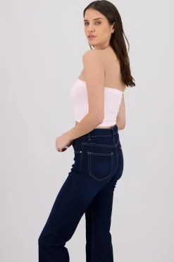 Shasa Plain Strapless Top