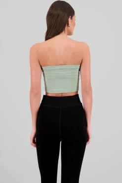 Shasa Plain Strapless Top
