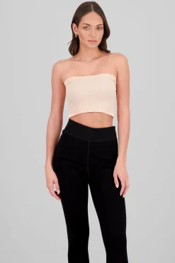 Shasa Plain Strapless Top